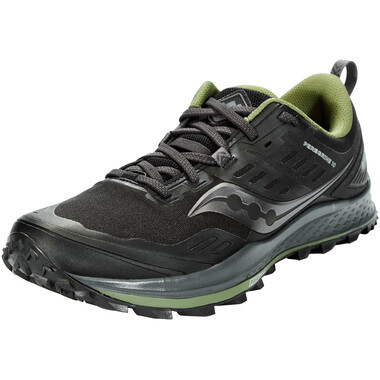 SAUCONY PEREGRINE 10 GTX Trail Shoes Black/Green 2020 0